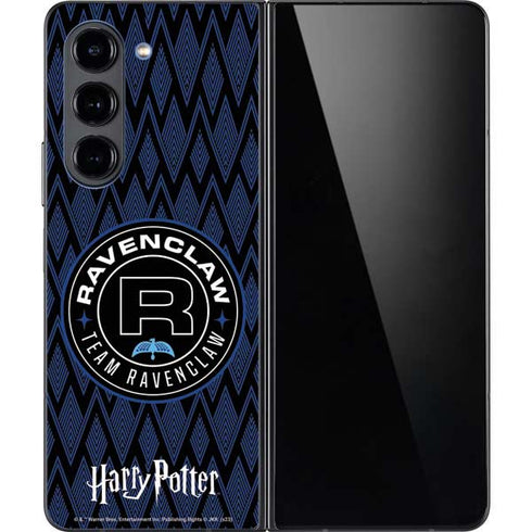 Wizarding Worlds Harry Potter Team Ravenclaw Galaxy Z Fold5 5G Skin